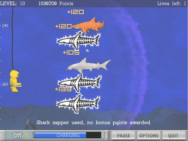 GameTyper Shark Deluxe thuộc dạng game tập gõ bàn phím, phù hợp với mọi lứa tuổi